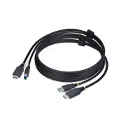 Startech HU1226-KVM-CABLE 6FT (1.8M) HDMI AND USB 5GBPS KVM CABLE, 4K 60HZ, HDMI