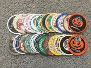 24 Beer Coasters Stoudt Mt Angel Capital City Skagit Troegs Guppys Overland Z752