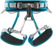 Petzl Corax Harness Turquoise C051CA00 Size 1 Adjustable Rock/Ice/Mountaineering