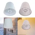 E14 Socket Fabric Burlap Lampshade Light Cover Floor Lamp Cover Chandelier Wall