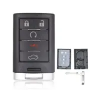 Remote Car Key Shell Case Cover 5 Buttons for Cadillac CTS FCC ID: M3N5WY7777A