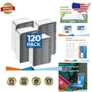 Large Mylar Emergency Blankets 84" x 52" - Perfect for Outdoors & Survival