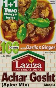 Laziza Achar Gosht Masala, 100-Gram Boxes (Pack of 6)