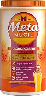 Metamucil Daily Fibre Supplement Smooth Orange, 114 Doses, 673g