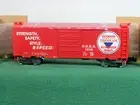 WEAVER HUDSON TERRAPLANE RED 40 PS-1 BOX CAR #1010 O SCALE 3-RAIL NIB