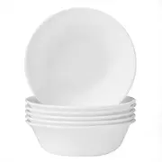 [CORELLE] Livingware Winter Frost White 18-oz Soup Bowl, Set of 6