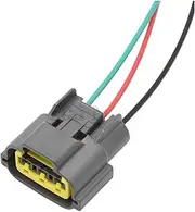 BIZOCA 3 Pin Sensor TPS Connector 6098-0141 Wire Connector Fits(1 x 15cm Wire)