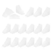 30Pcs 0.91x2in Plastic Right Angle Triangle Glass Table Corner Protector, Clear