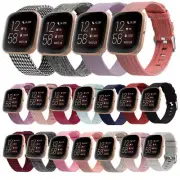 For Fitbit Versa 2 / Lite / Versa Woven Nylon Fabric Wrist Strap Watch Band Soft