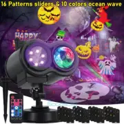 Brighter Halloween Christmas Projector LED Laser Light House Landscape Decor A+