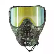 HK ARMY HSTL SKULL GOGGLE SNAKE GREEN W/ GOLD LENS