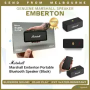 NEW Genuine Marshall Emberton Portable Bluetooth Speaker IPX7 Wireless Black