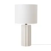 Globe Electric 91002772 Doris 20" Tall Buffet Table Lamp - Satin Ivory