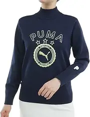 [PUMA] 630583 Women's Sweater, Golf PC W College Logo Turtleneck Sweater