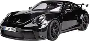 Scale Finished Model Car 1:18 Scale Die-cast Vehicles for Porsche 911 GT3 Sports Car Model Collectible Car Home Display Miniature Replica Car(Black)