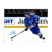 Jordan Kyrou St Louis Blues Autographed Alternate 11x14 Photo - JSA COA