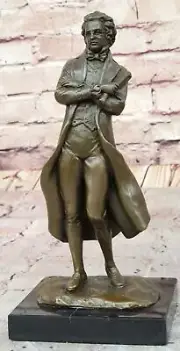 Franz Schubert Bronze Sculpture Classical Composer Music Lover Statue Home Gift