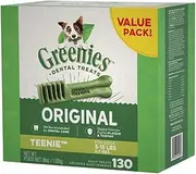 GREENIES Original Teenie Dog Dental Treat 130 Value Pack 1.02kg Box
