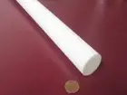 Teflon PTFE Virgin White Rod 1 3/8" (1.375) Diameter x 72 Long, 1 Unit Extruded