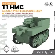 SSMODEL 807 1/56 28mm Military Model Kit US T1 HMC Self-propelled Artillery