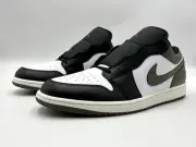 Nike Air Jordan 1 Low Black Toe Medium Olive Green 553558-092 Size 12.5