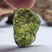 Moldavite Crystal Meteorite Tektite Vibrational Large Gemstone 4.5gm 22.70Ct