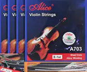 Alice A703 Violin Strings E D A G Ball Ends Steel Core with Alloy Winding