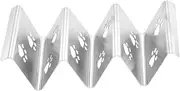 Amosfun Stainless Steel Taco Holder Stand Burrito Rack for Serving Tacos Tortillas Sandwiches Non Deforming Kitchen for Easy Cleanup Stability
