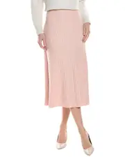 Maje Wool & Alpaca-Blend Midi Skirt