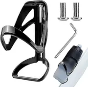Water Bottle Holder, Cycling Bike Cage, 5.55x3.19x3.5 Inches Size Lightweight Pc Design, Bike Drink Mount for Motorcycle Wheelchair Hydration Solution, Black, White, Blue, Red