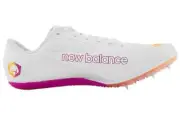 New Balance SD100v4 USD100W4 Unisex US 12 White Sprint Spike Running Shoes X1223