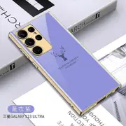 For Samsung s23 Ultra phone case s23 plus electroplating painted glass creative case suitableS23 phone case