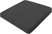 TENOL Soft Seat Cushion, Memory Foam Seat Cushion, Thicken Soft Anti Slip Support, Chair Pad, for Office Office Chairs, Black
