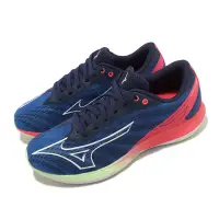 在飛比找Yahoo奇摩購物中心優惠-Mizuno 慢跑鞋 Wave Shadow 5 女鞋 藍 
