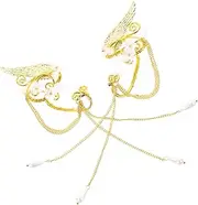 [TINEASUR] Non-piercing Ear Cuffs for Women Tassel Earring Cuffs Stylish Ear Jewelry for Girls