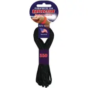 6 Pack Pepperell Parachute Cord 4mmx16'-Reflective Black PARAREF-1656