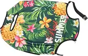 [TOYANDONA] Outdoor Luggage Rain Cover Durable Suitcase Protector Reusable Travel Luggage Cover for Rain Dirt Protection Fits Standard Tropical Design