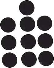 HEALSOPTHY 20 Set Round Self Adhesive Hook Loop Tape Dots Mounting Stickers for Home Office and Crafting Removable Strong Adhesion for Various Surfaces Black
