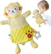 Kids Comforter Lovey | Sleeping Soother Cartoon Lovey for Playing,Birthday Children's Day Nursery Bedding Boys Girls Snuggle Toy Huggable for Stroller, Crib