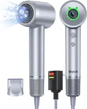 Hair Dryer Ionic Professional Fast Drying 1500W Lightweight with Magnetic Nozzle