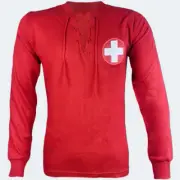 Switzerland World Cup 1954 Home Retro Soccer Football Jersey - A Retro