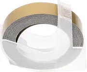 HOMOCONO 1 Roll Portable Embossed Labeling Tapes Craft Art for Manual Label Maker Durable Tear Resistant Labeling for Organizing Marking and Pricing Tasks