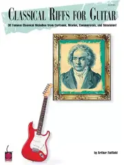 CLASSICAL RIFFS FOR GUITAR MUSIC BOOK 30 FAMOUS CLASSICAL MELODIES MOVIES TV NEW