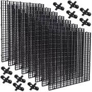8 Pcs Large Aquarium Fish Tank Divider 11.8x11.8Inch Egg Crate Aquarium Filte...