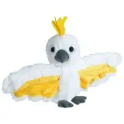 Huggers Cockatoo soft plush toy 8"/20cm by Wild Republic