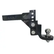 Brutus 4.5T Adjustable Hitch 3" Drop Rise with 70mm Tow Ball & Lock
