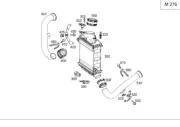 Mercedes Benz Genuine GLE450 AMG GLE400 2016-2019 Air Manifold 2760900837
