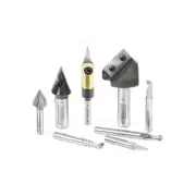 Amana Tool AMS-130 8-Pc CNC Signmaking Starter Router Bit Collection