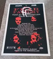 FEAR FACTORY - Fear Is The Mind Killer Tour Poster (Reproduction)