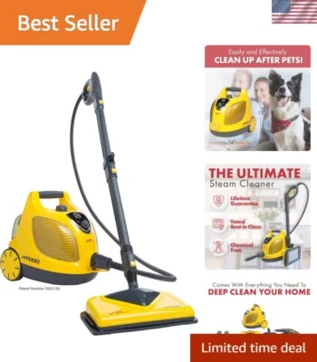 Vapamore Primo MR-100 Steam Cleaner – 20+ Attachments & Eco-Friendly Cleaning